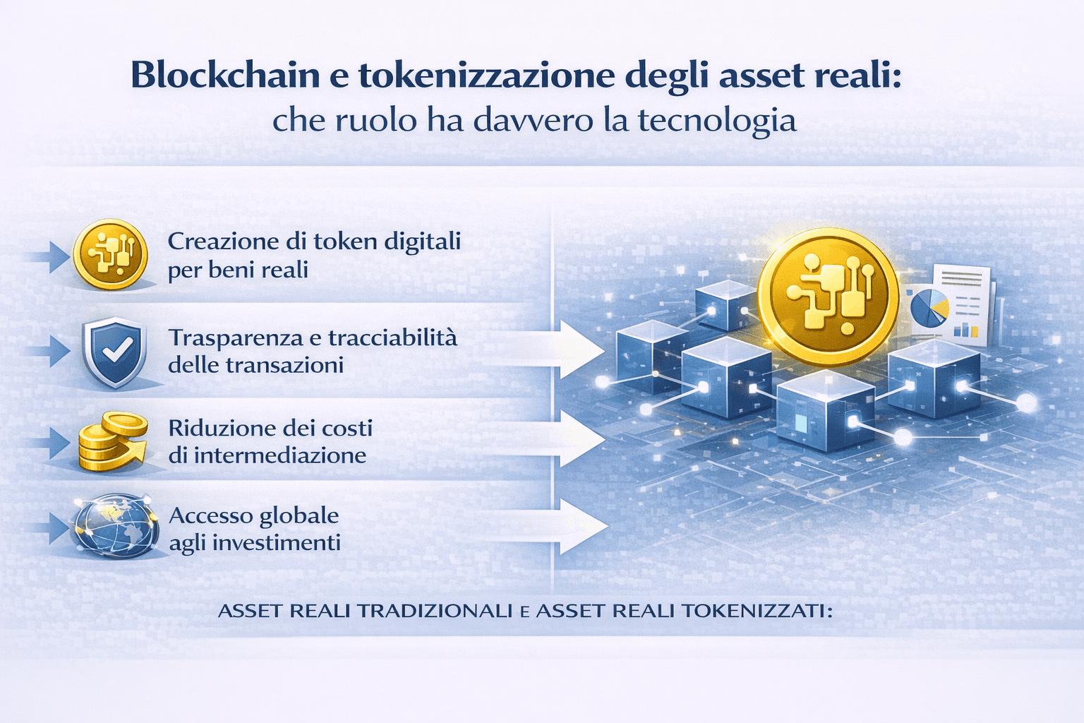 Blockchain e tokenizzazione degli asset reali: che ruolo ha davvero la tecnologia