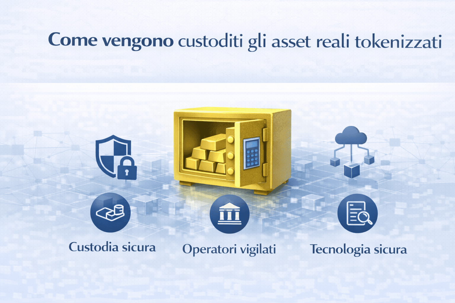 Come vengono custoditi gli asset reali tokenizzati