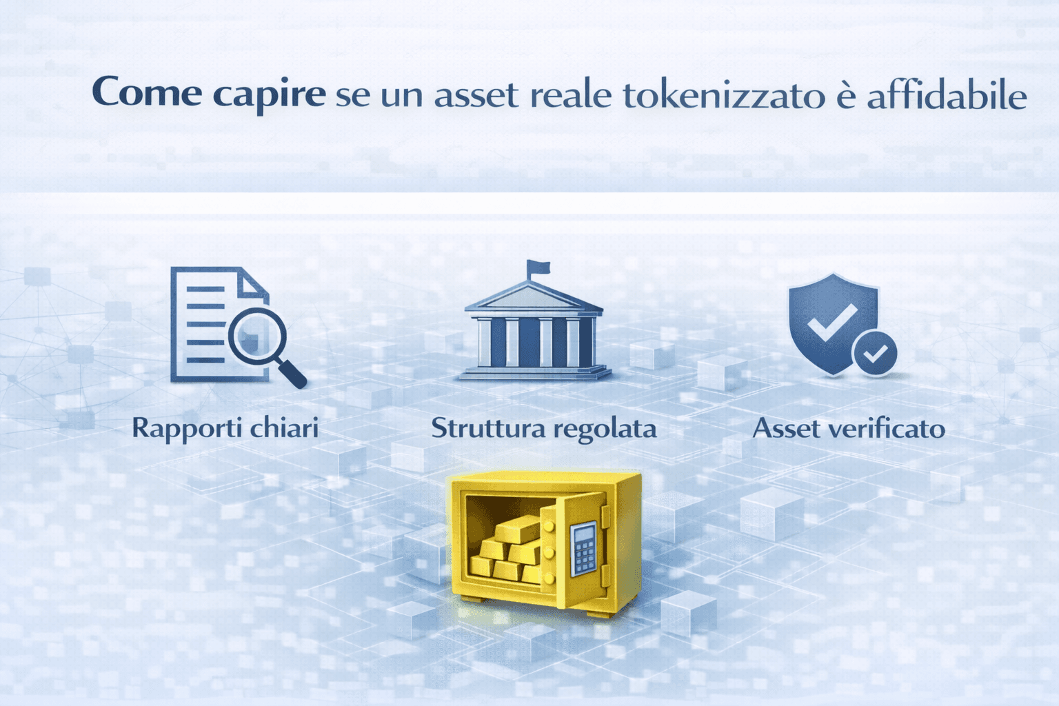 Come capire se un asset reale tokenizzato è affidabile