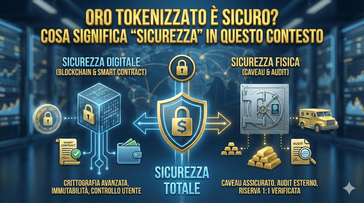 È sicuro l'oro tokenizzato: Cosa significa “sicurezza” in questo contesto