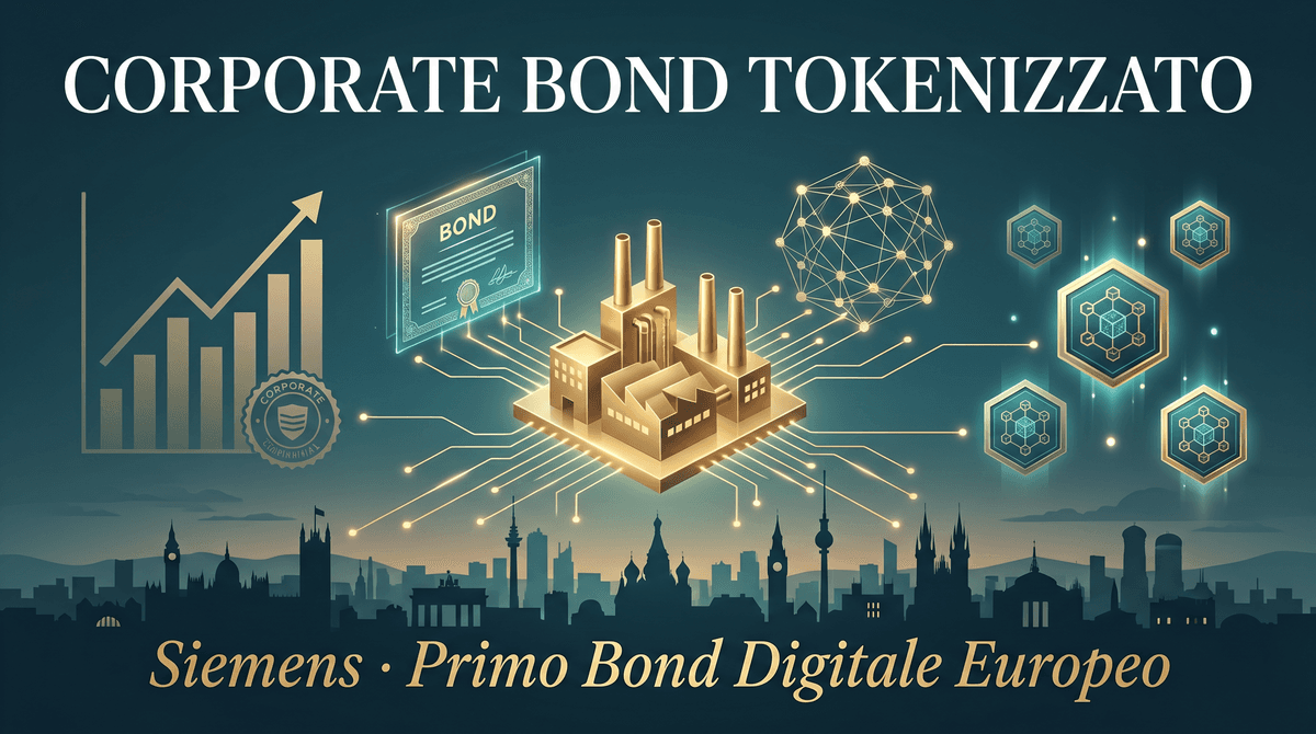 Siemens e il primo corporate bond tokenizzato in Europa