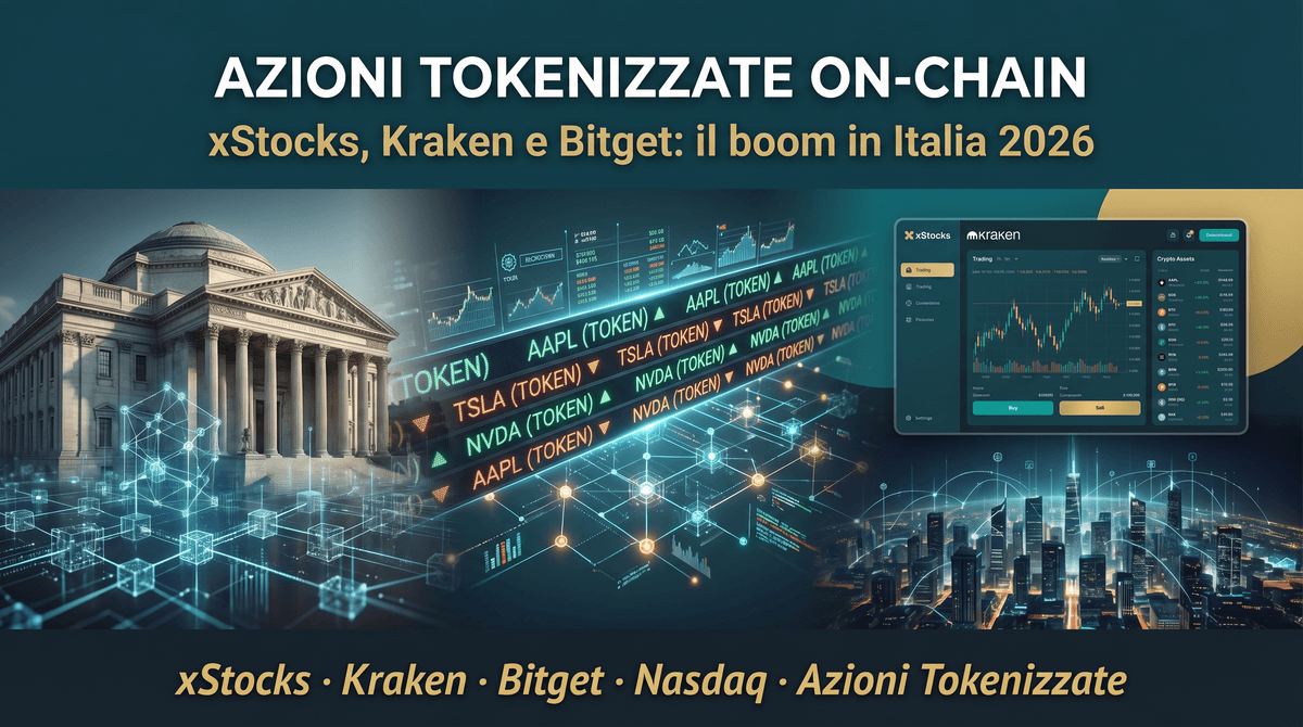 Azioni tokenizzate on-chain per investitori italiani: il boom che sta arrivando in Italia